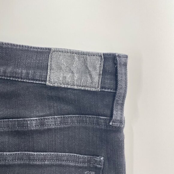 Madewell Black Mid-Rise Kick Out Cropped Jeans Womens Size 31 Casual Neutral - Picture 12 of 12